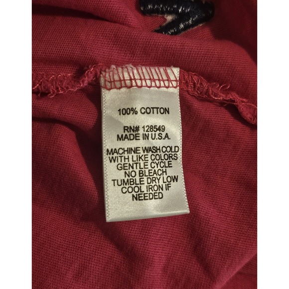 Aviator Nation Windsurfing Tee Shirt Size Small Pink Embroidered Logo Distressed - Picture 4 of 4